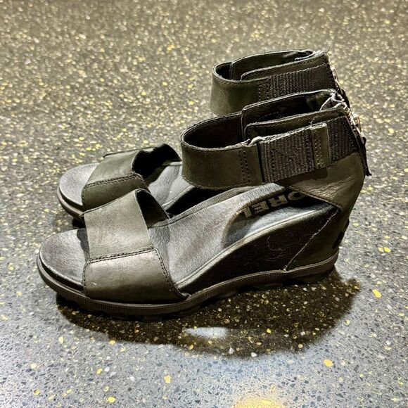 Sorel Joanie II Ankle Strap Wedge Sandals - Picture 4 of 10